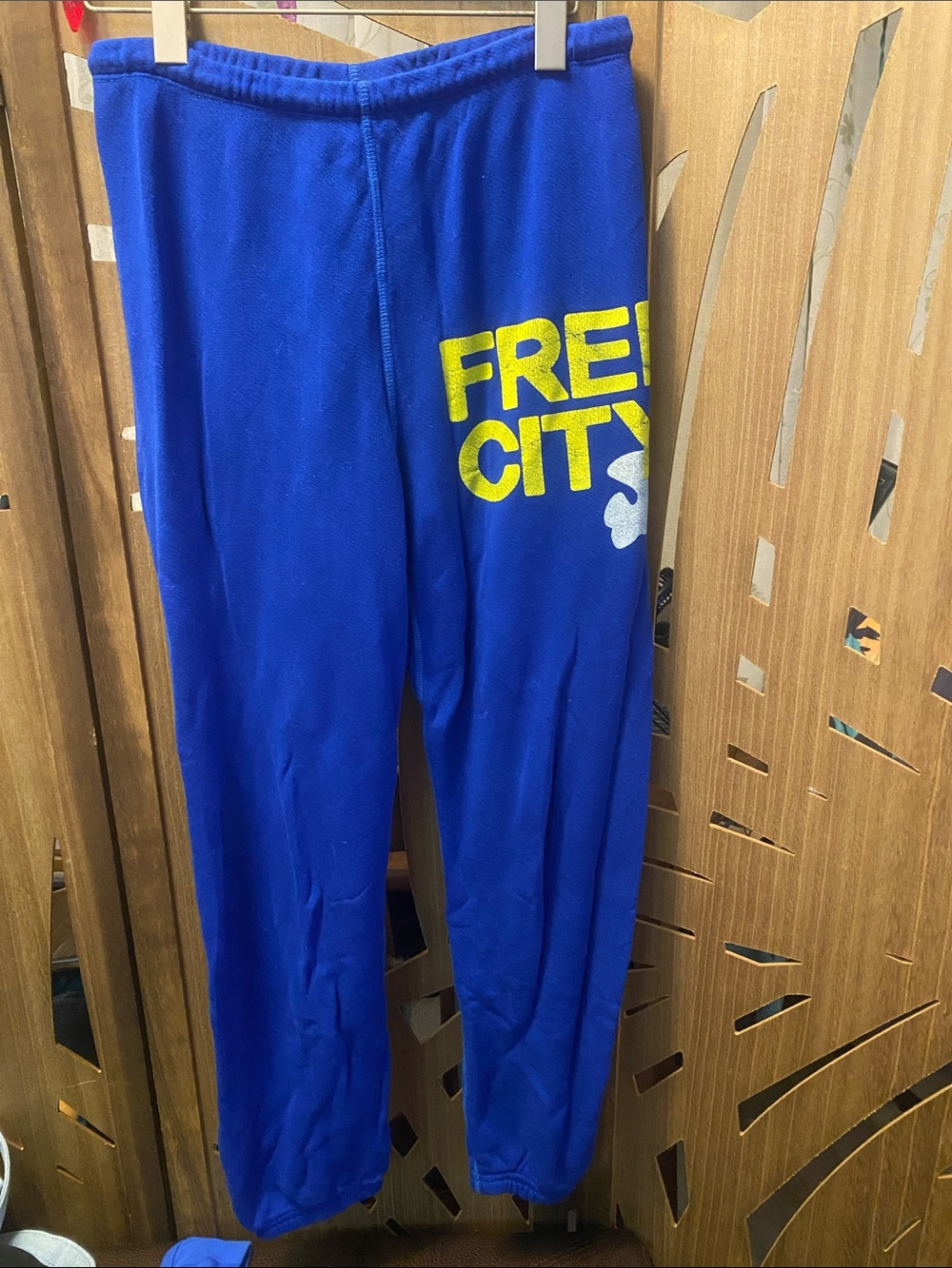 EUC Free City Royal Blue Sweatpants. Small